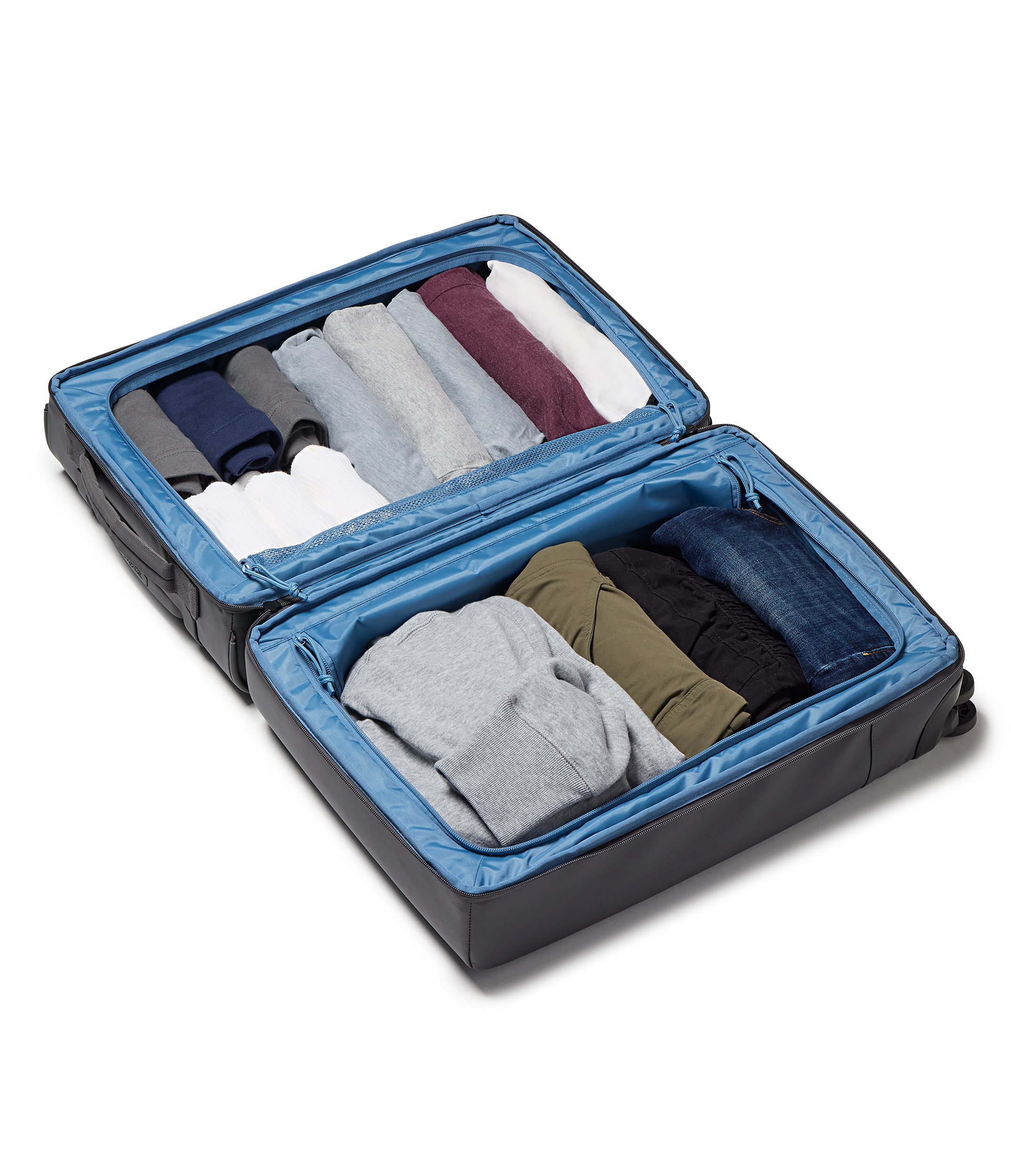 22" Carry On Luggage Tech Organizer Smokey Grit Set - Image 4