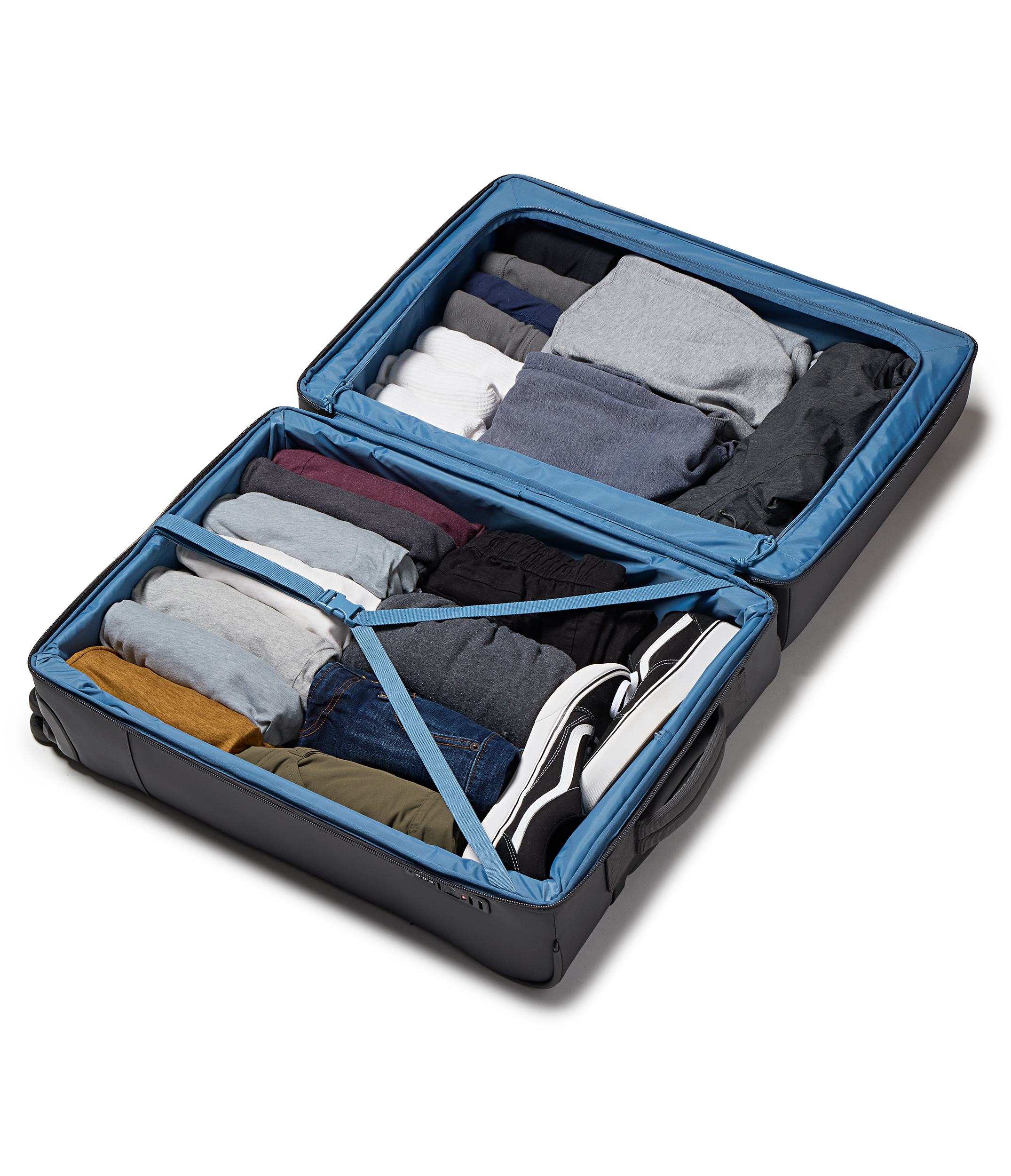 26" Checked Luggage Tech Organizer Smokey Grit Set - Image 4