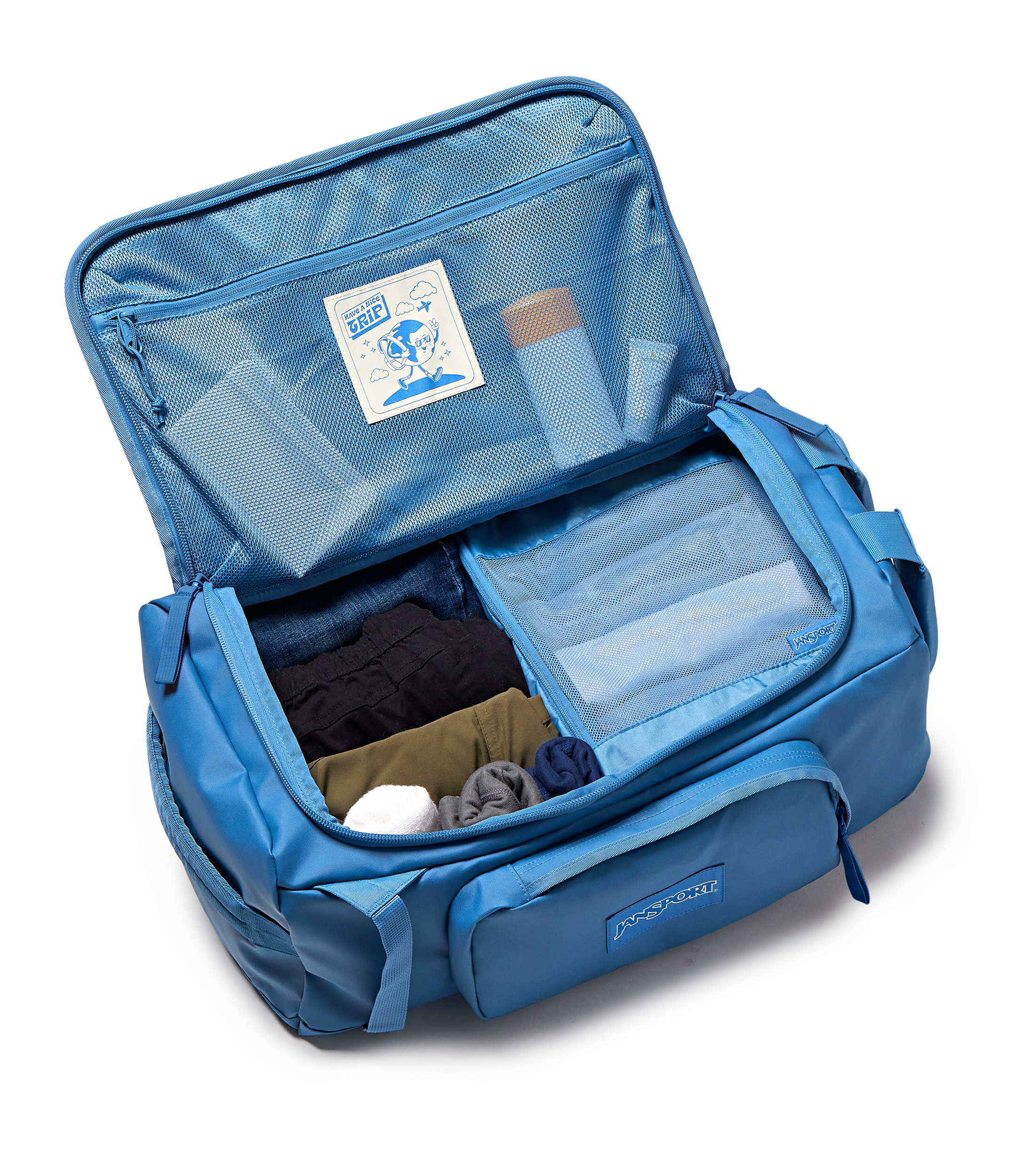 Convertible Duffel Toiletry Bag Elemental Blue Set - Image 4