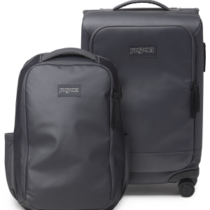 22" Carry On Luggage Travel Pack 30L Smokey Grit Set