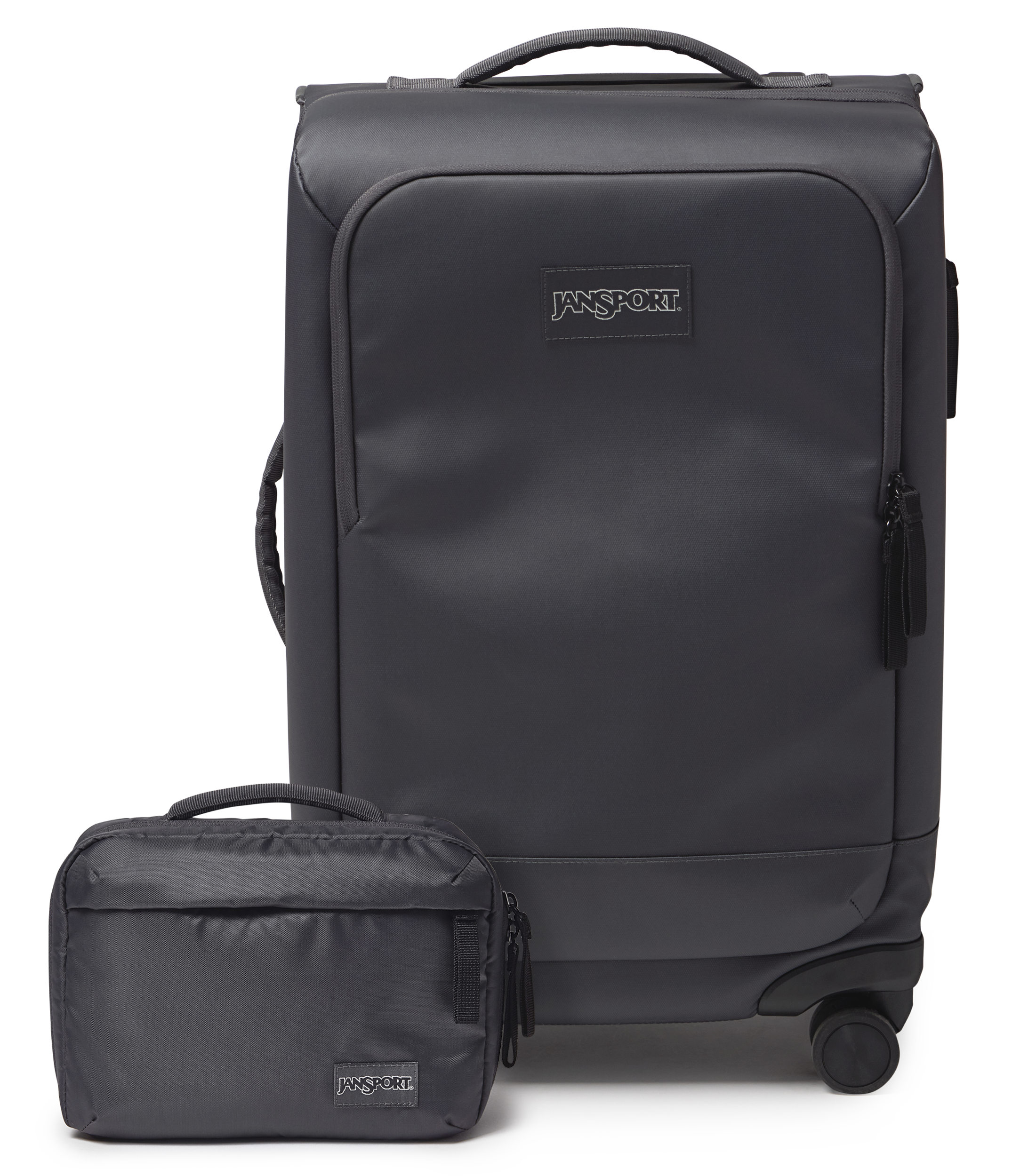 22" Carry On Luggage Tech Organizer Smokey Grit Set