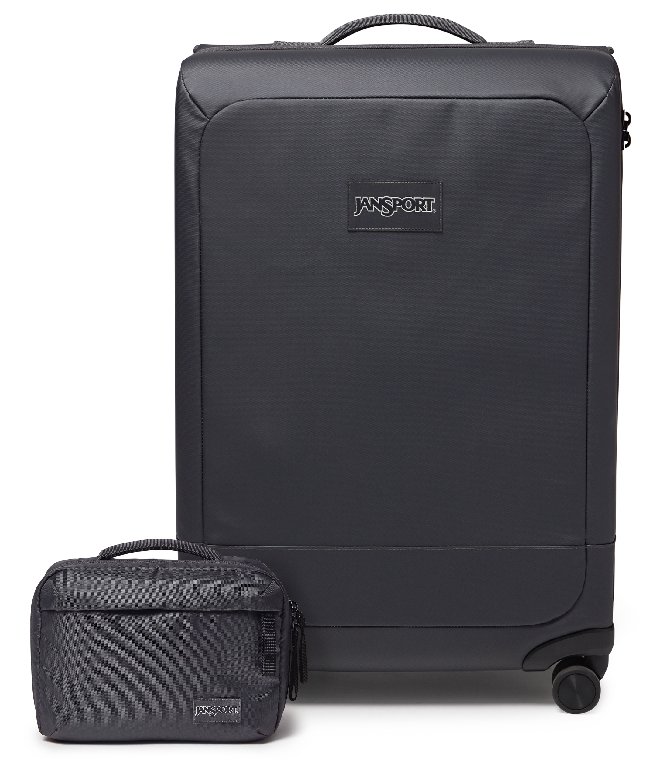 26" Checked Luggage Tech Organizer Smokey Grit Set
